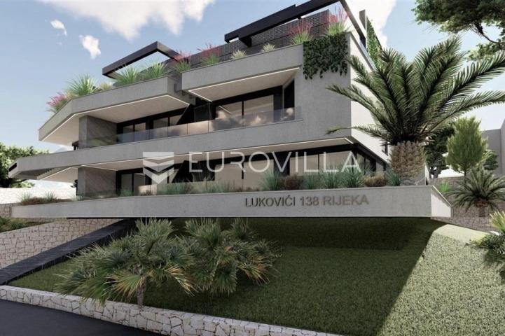 Rijeka, Kozala, luksuzan trosoban stan NKP 98 m2 NOVOGRADNJA