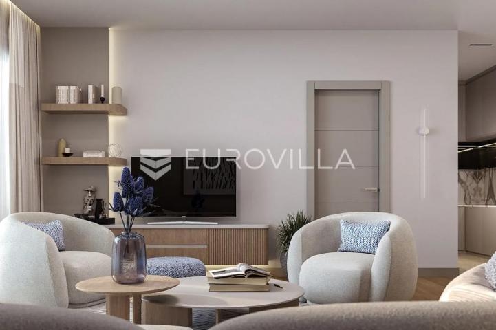 Rijeka, Kantrida, atraktivan trosoban stan NKP 127 m2 NOVOGRADNJA