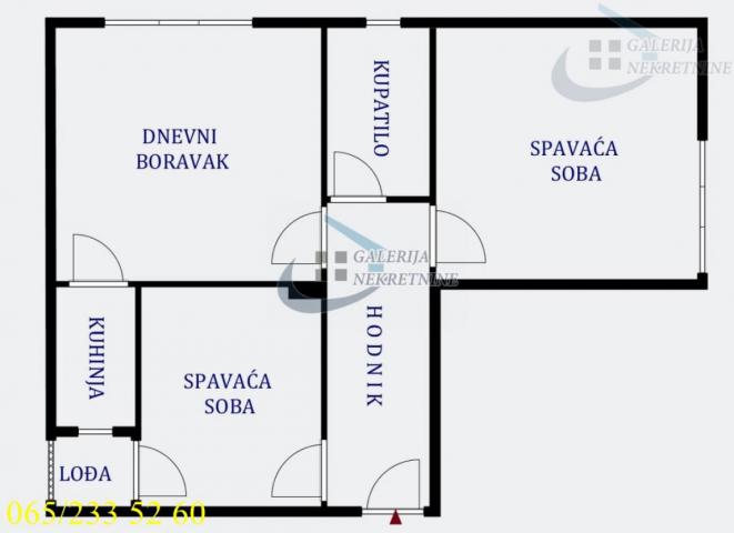 Palilula, Bogoslovija - Mije Kovačevića 56m2