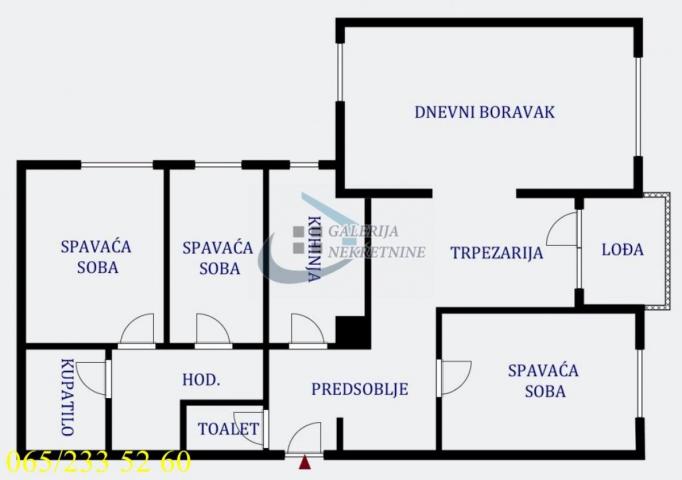 Čukarica, Žarkovo - Trgovačka 103m2