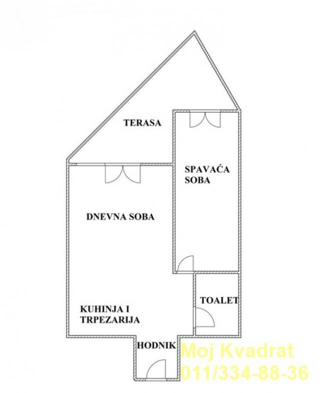 Voždovac, Banjica - Porodice Trajković, 35m2