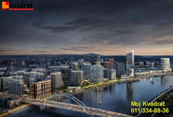 Savski venac, Beograd na vodi - BW Perla, 148m2 - DIREKTAN POGLED NA REKU - BISER PRESTIŽA