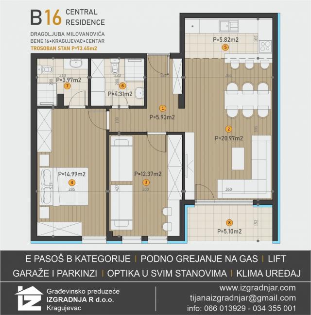 CENTRAL RESIDENCE - Beneova br. 16 i 18