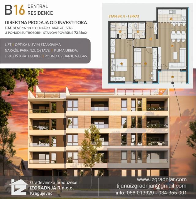 CENTRAL RESIDENCE - Beneova br. 16 i 18