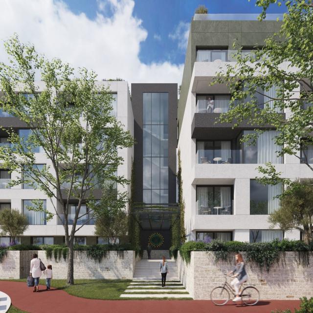 Jednosoban stan (44.97m²) u novom kompleksu sa bazenom – Tivat, Mrčevac