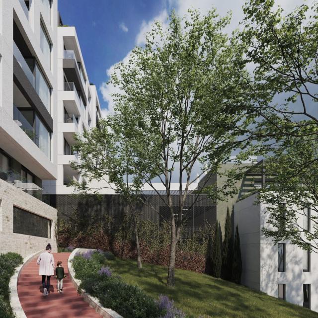 Trosoban penthouse stan (181.35m2 + 58.82m2 terase ) u novom kompleksu sa bazenom – Tivat, Mrčevac