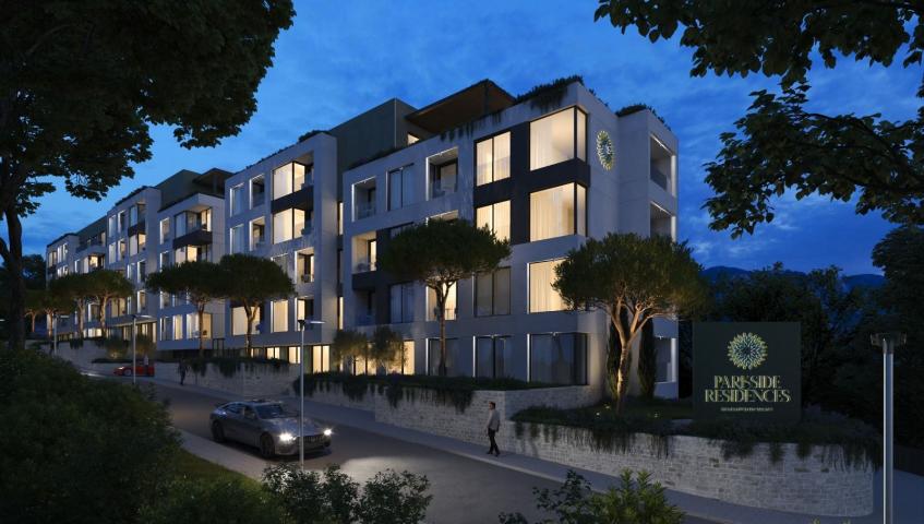 Jednosoban stan (44.92m² + 23.04m2 terase) u novom kompleksu sa bazenom – Tivat, Mrčevac