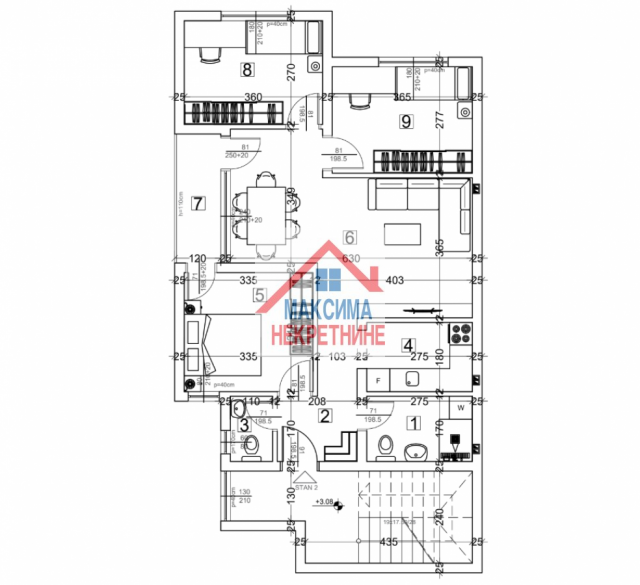 Prodaja, Stan, 76m2 , Adice