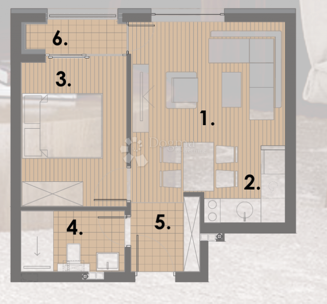 PROJEKT JAHORINA - zgrada A1 apartman 20 na 2. katu