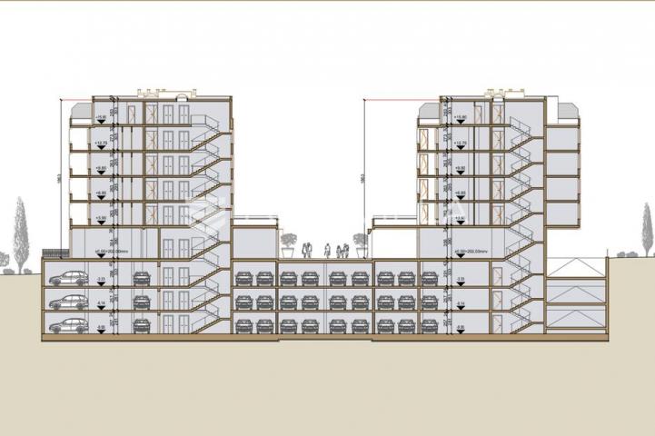 Rijeka, Srdoči, NOVOGRADNJA, trosoban stan 69,27 m², zgrada A, stan A 28