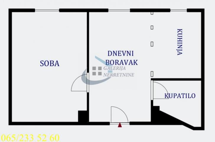 Zvezdara, Đeram pijaca - Đakovačka 37m2