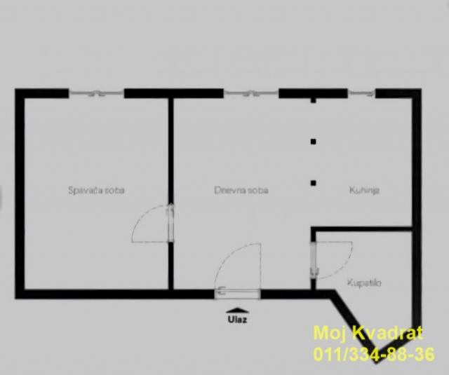 Zvezdara, Đeram pijaca - Đakovačka, 37m2