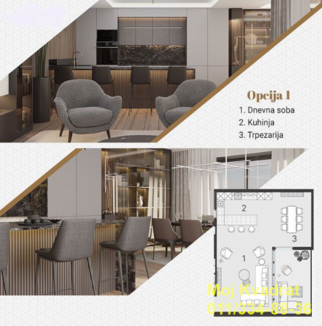 Savski venac, Dedinje - Heroja Milana Tepića, 130m2