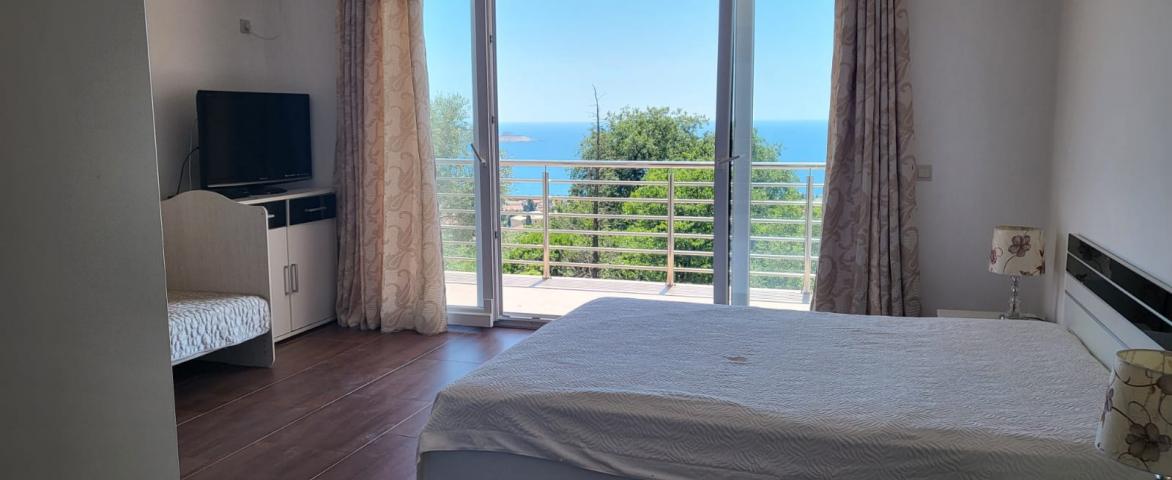 A spacious two-story house with a swimming pool in Bar, Gornji Šušanj district, is for sale. Ideal f