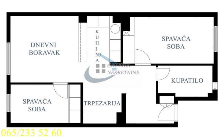 Zvezdara, Učiteljsko naselje - Paje Jovanovića 58m2