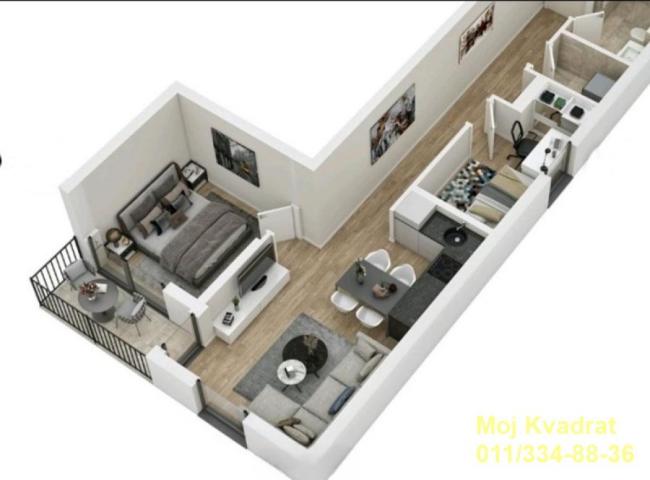 Voždovac, Lekino brdo - Tetovska, 60m2