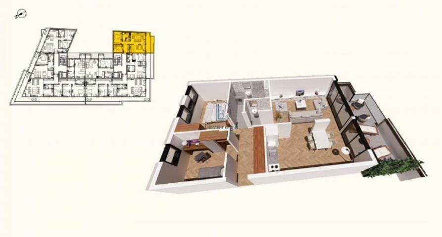 Novogradnja, Bulevar residence, 81.10m2 + pdv