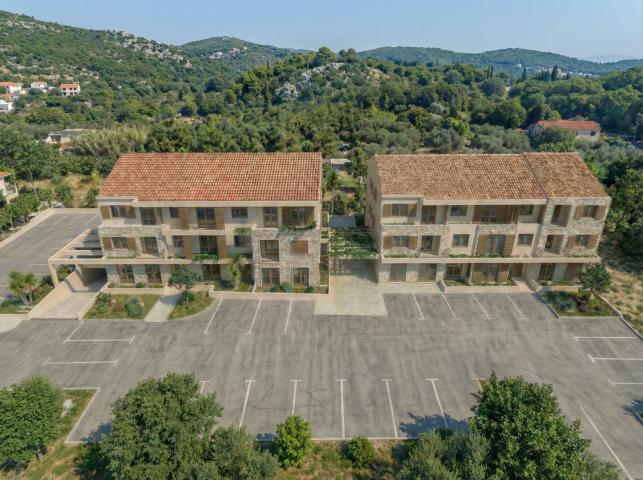 Jednosoban stan 46,08m² u luksuznom kompleksu Palazzo Jaz sa bazenom – Kovačko Polje, Kotor (Mogućno