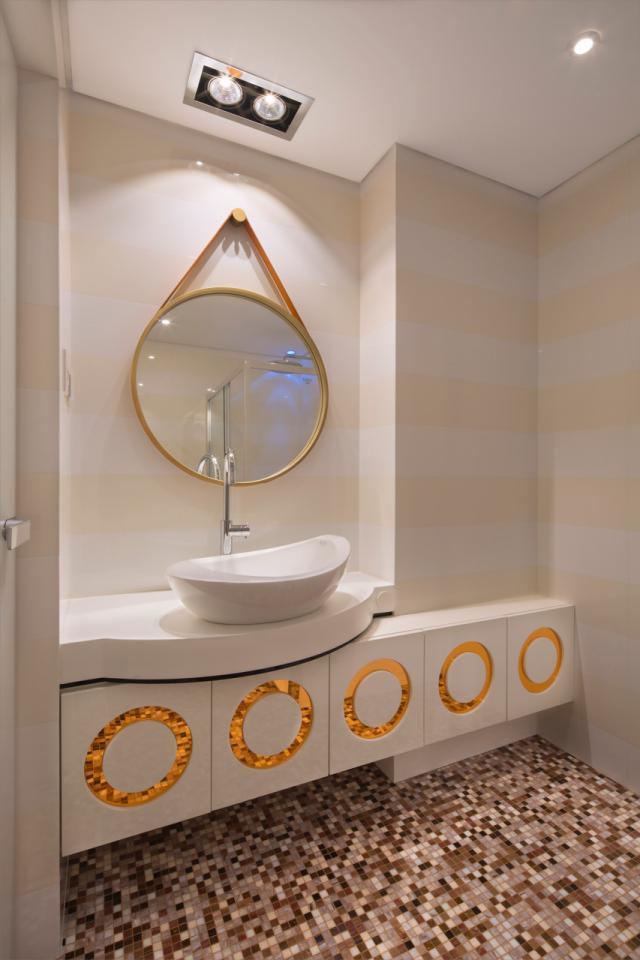 Super luxurious three-story triplex apartment with a jacuzzi and sauna