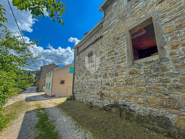 Motovun, Kamena kuća s panoramskim pogledom na Motovun !