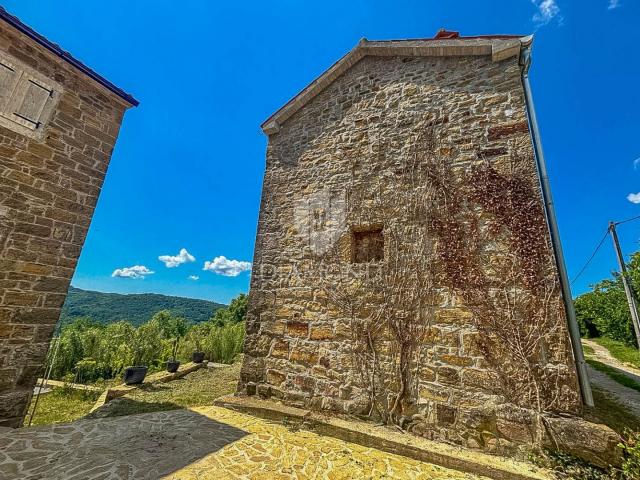Motovun, Kamena kuća s panoramskim pogledom na Motovun !