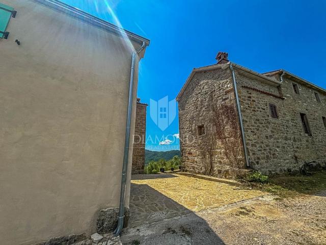 Motovun, Kamena kuća s panoramskim pogledom na Motovun !
