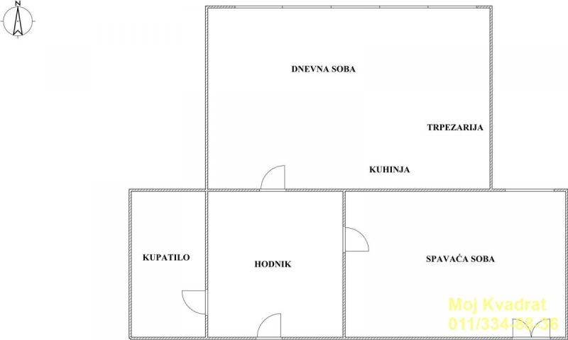 Čukarica, Žarkovo - Siniše Stankovića, 46m2