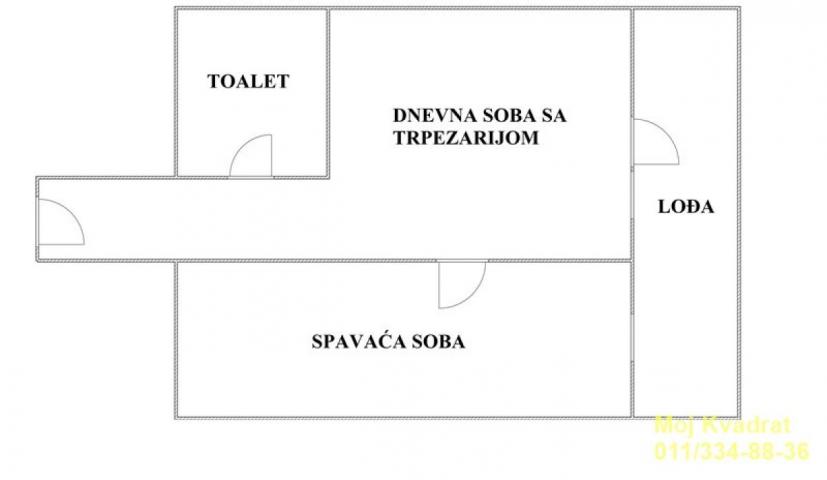 Zvezdara, Mirijevo - Dragoslava Srejovića, 40m2