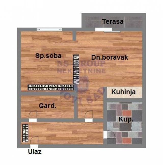 Odlična lokacija - Grbavica, kompletno namešten stan