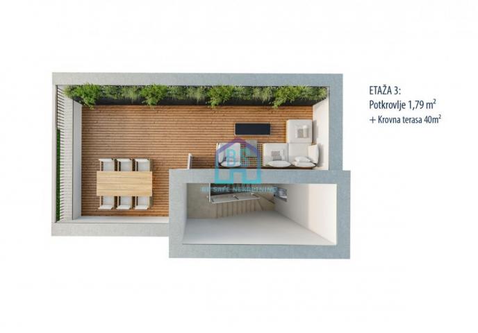 Kuća za cenu stana | 85,61 m² | Dvorište 76 m² | Krovna terasa 40 m² | Veternik