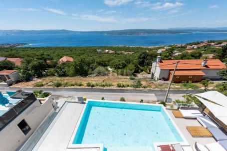 CRIKVENICA - Modern villa with panoramic sea view!