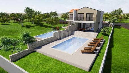 MALINSKA - New construction in a great location with a view of the sea