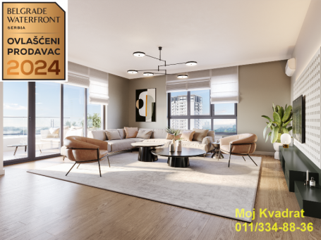 Savski venac, Belgrade Waterfront - BW Nota, 139m2 - The Melody of Your Life - NO COMMISSION FOR THE