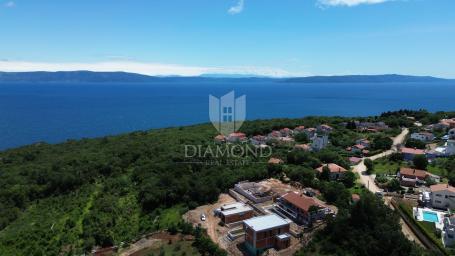 Rabac, surroundings, roh bau house with sea view