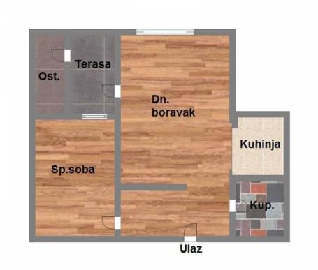 Jednoiposoban stan - Telep - 40m2