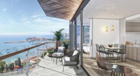 Two bedroom apartment in residential complex, Budva