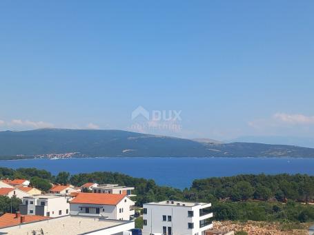 City of Krk - Two-story luxury apartment with roof terrace and swimming pool