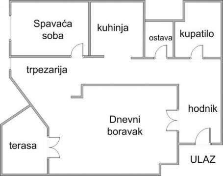 Odličan, uknjižen 1, 5 stan, B. kosa III, Kolumbova