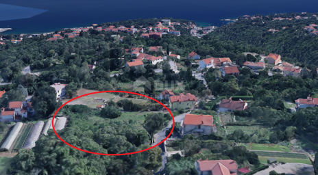 OPATIJA, IČIĆI, POLJANE - građevinsko zemljište 1450m2 S 2 GRAĐEVINSKE DOZVOLE i pogledom na more 