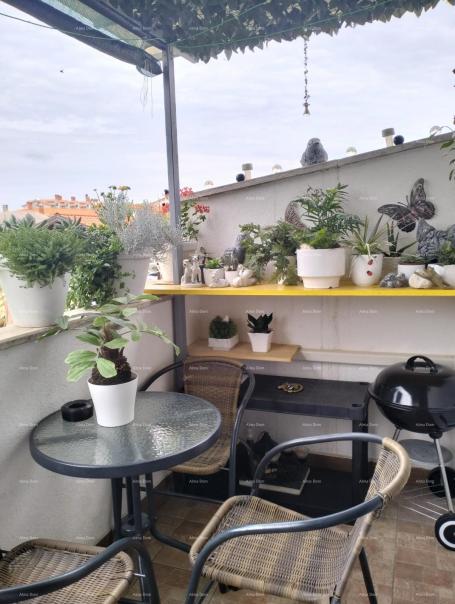 Wohnung Pula! Wir verkaufen eine zweistöckige Einzimmerwohnung mit Terrasse.