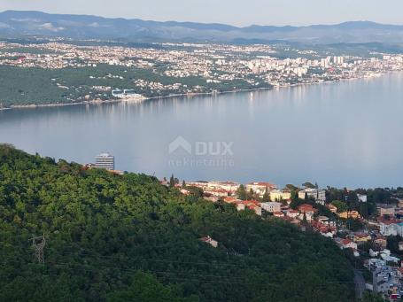 OPATIJA, KOLAVIĆI - građevinsko zemljište 3000m2 s panoramskim pogledom na more