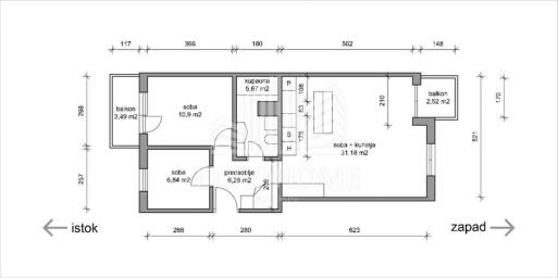 Wohnung Prečko, Trešnjevka - Jug, 66m2