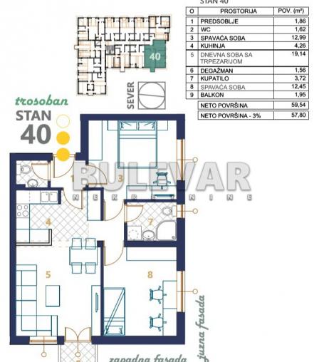 Novogradnja, Apelovac, dupleks  3. 0, povoljno