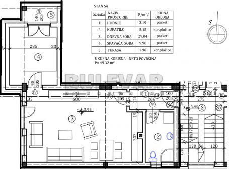 Stan u novogradnji, 49m2, preko puta hotela Tami Residence