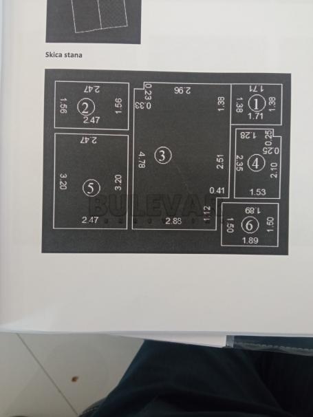 Beograd, Krnjača, stan na prvom spratu – dvosoban 36. 43 m2, novogradnja