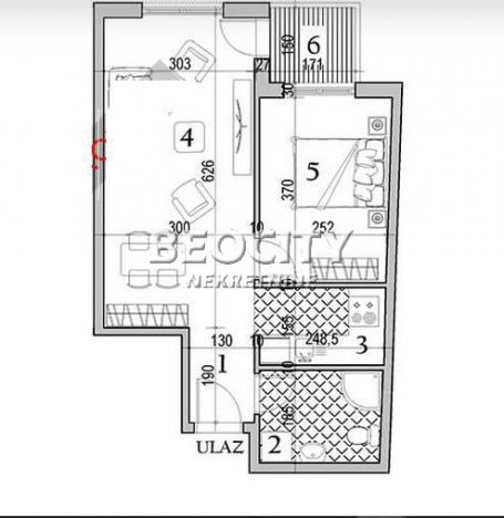 Novi Sad, Nova Detelinara, , 2. 0, 42m2, 116000EUR