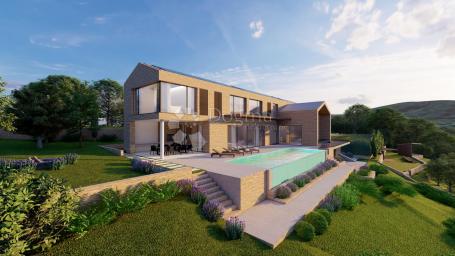 Motovun, Project with building permit for a unique villa, 7900m2