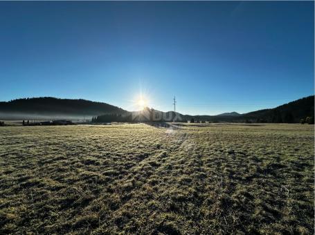 GORSKI KOTAR, RAVNA GORA - zemljište 805 m2 u blizini Delnica