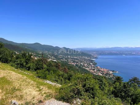 OPATIJA, LOVRAN - Spacious land with a sea view