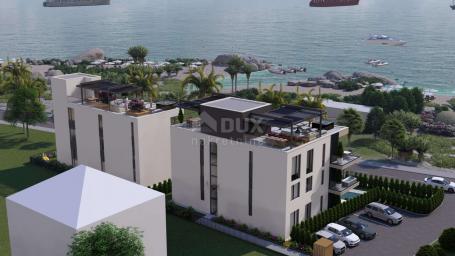 ZADAR, SUKOŠAN – Luxuriöses Apartment mit Swimmingpool im Bau, 1. Reihe zum Meer CS02